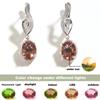 Color Changing Diaspore Dangle Earrings 925 Sterling Silver Zultanite Crystal Fine Jewelry Ear Drop Women Christmas Gift