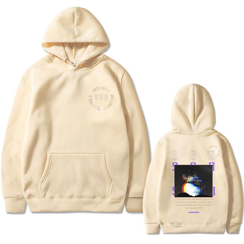 Рэппер Juice Wrld Графическая Толстовка Унисекс Черные Толстовки Унисекс Мода Искусство Эстетическая Уличная Одежда Унисекс Женская Хип-Хоп Толстовка Оверсайз