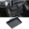 PIMCAR Ящик для хранения в центральной консоли Совместим с -2026 Dodge Ram 1500 2500 3500 Ящик-органайзер с противоскользящим ковриком Аксессуары для интерьера (Только подходит
