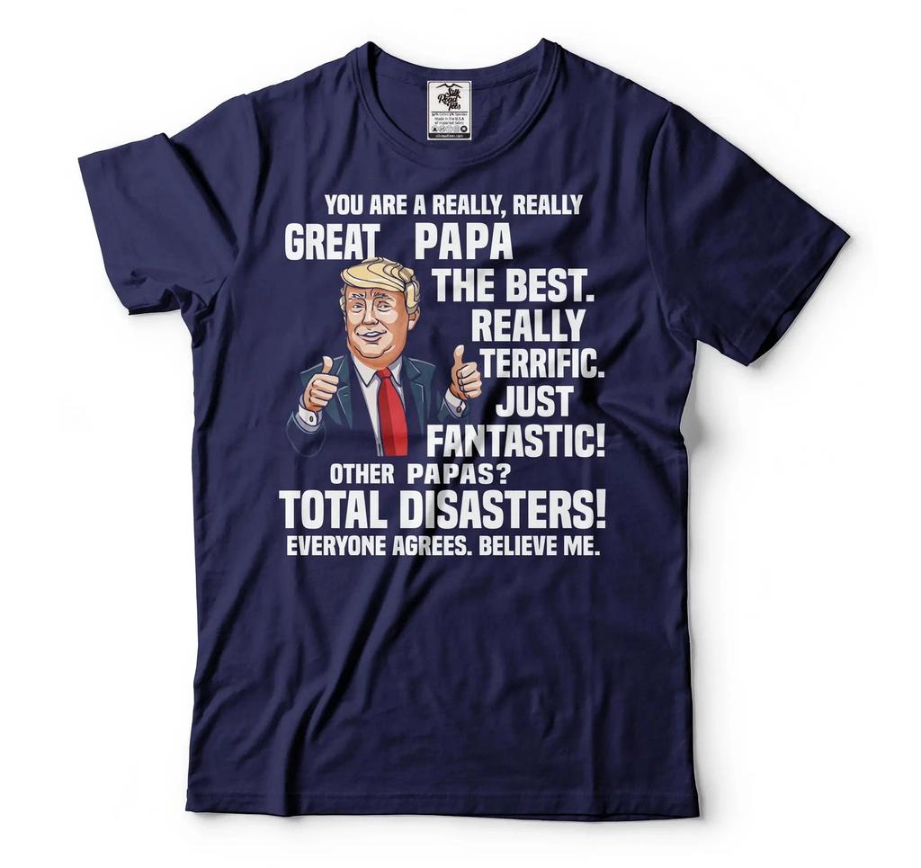 Best Papa Shirt Papa Trump Shirt Papa Political T-Shirt Father's Day Papa Tee