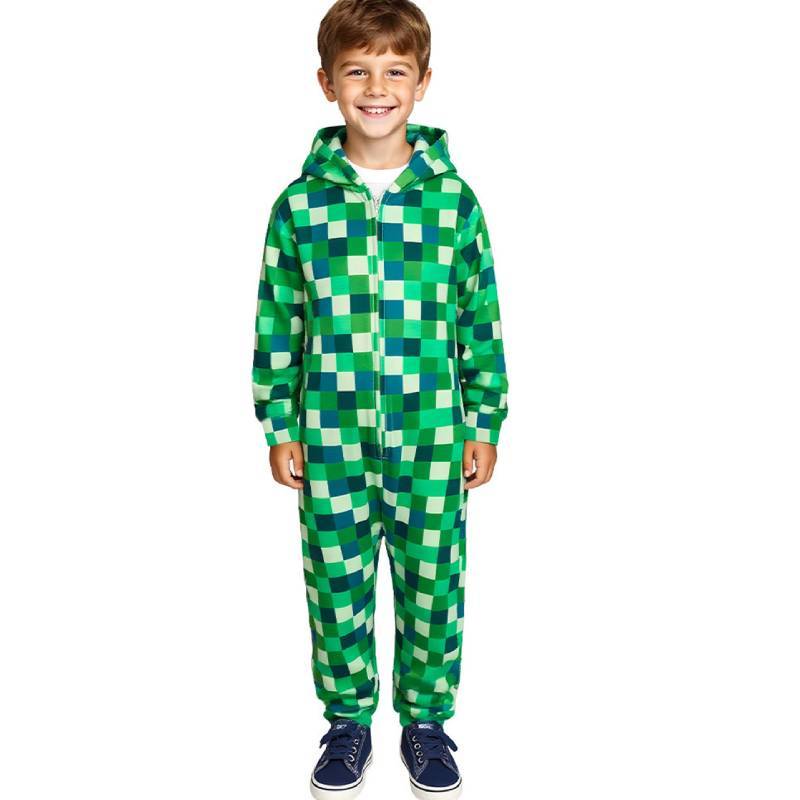 Minecraft Cosplay Costume For Halloween With Polyester Fabric For Teens