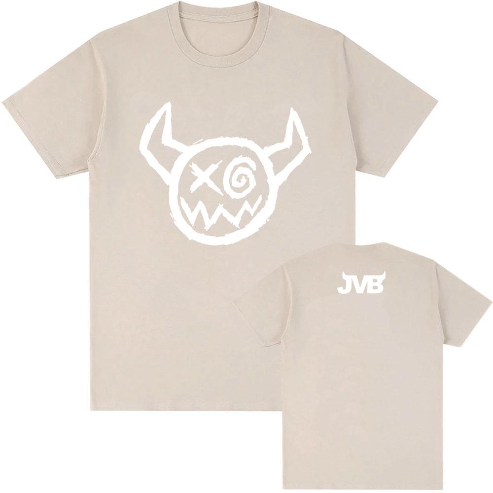 Hyperyouth JVB Design Графическая футболка Рок-группа JOEY VALENCE & BRAE Футболки с коротким рукавом Хлопок Мужская Женская Футболка Принт Мерч
