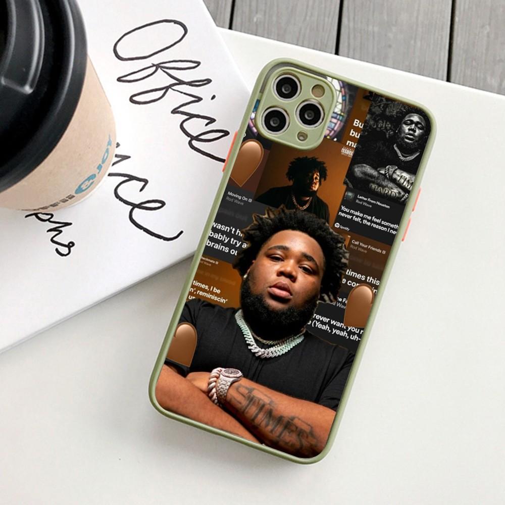 Rod Wave Rapper Cool Man Phone Case For IPhone 14 11 12 13 Mini Pro Max 8 7 Plus X XR XS MAX Translucent Matte Cover