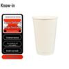 Одноразовые двухстенные кофейные чашки Zhifeng