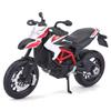 Maisto 1/12 Scale Ducati Hypermotard White / Diecast Model Car, Motorcycle, Finished Model 13015