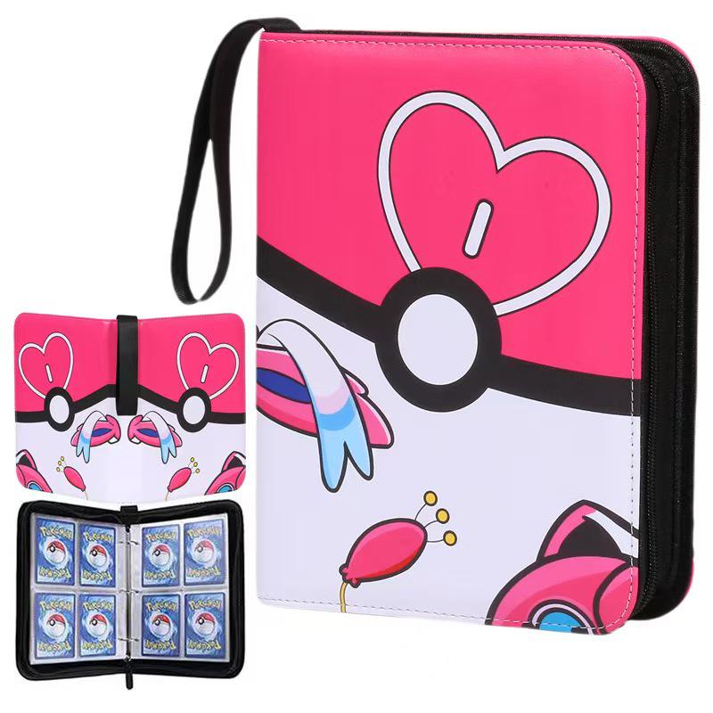 Pokémon Card Collection Book: 4-Grid & 9-Grid PU Game Album