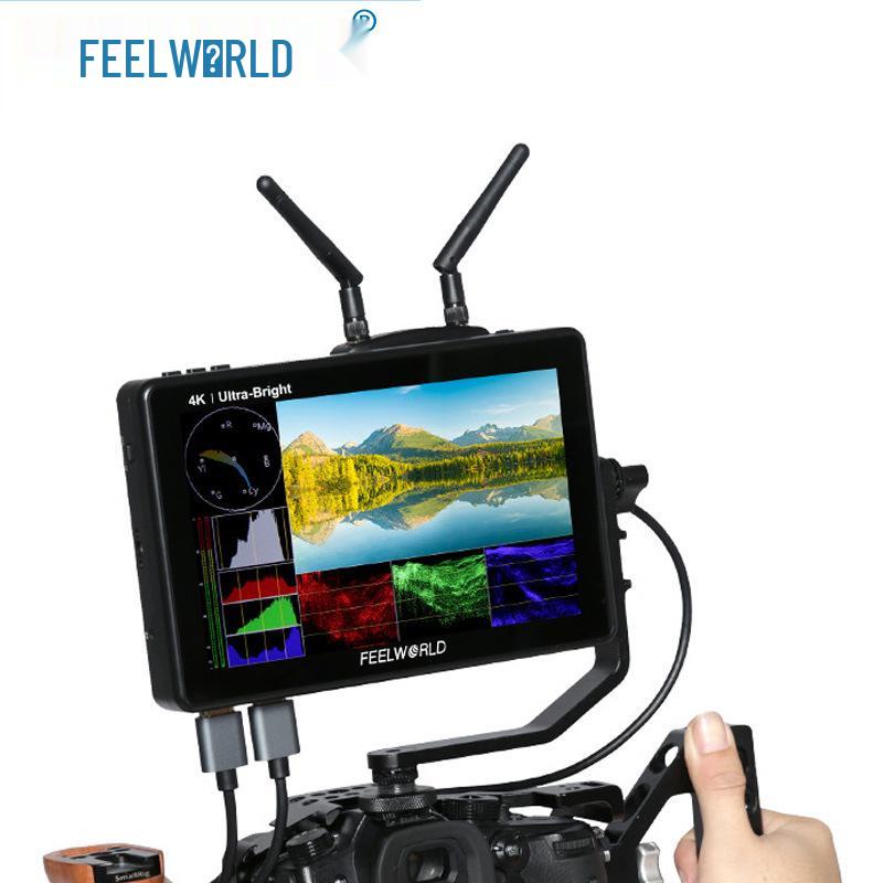 FEELWORLD LUT7 PRO Комплект монитора 4K HDR - Сенсорный экран 2200 нит, Внешний блок питания