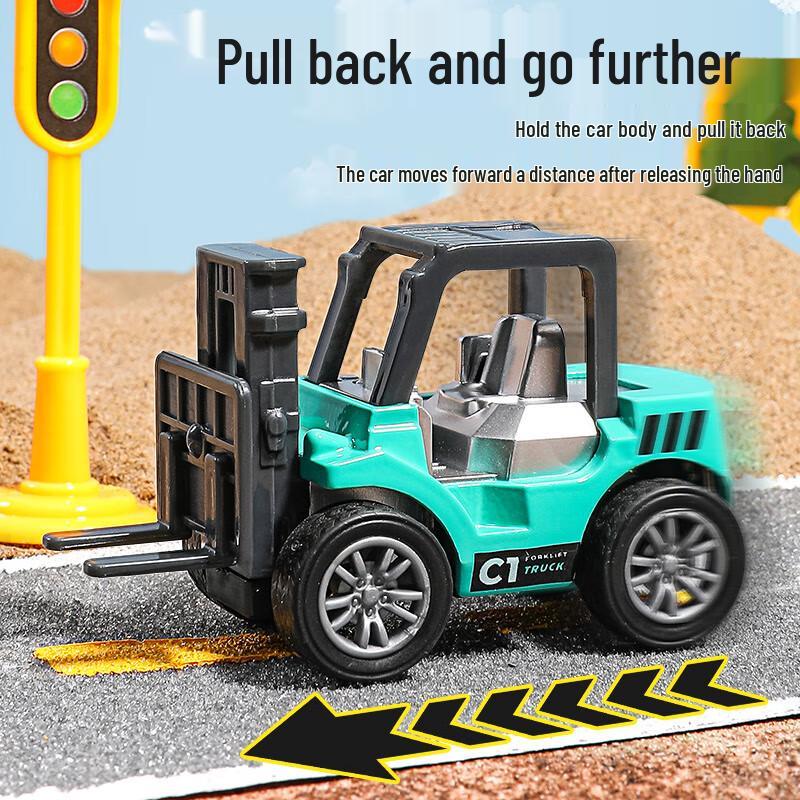 TaTanice Alloy Construction Vehicle Playset