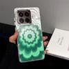 Чехол для Xiaomi 15T Pro, переливающийся градиентный цветочный прозрачный чехол, противоударная защита объектива камеры