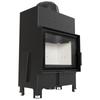 Воздушная каминная вставка KRATKI FLOKI S 8kW Ø160 Рекуперация Сталь SET