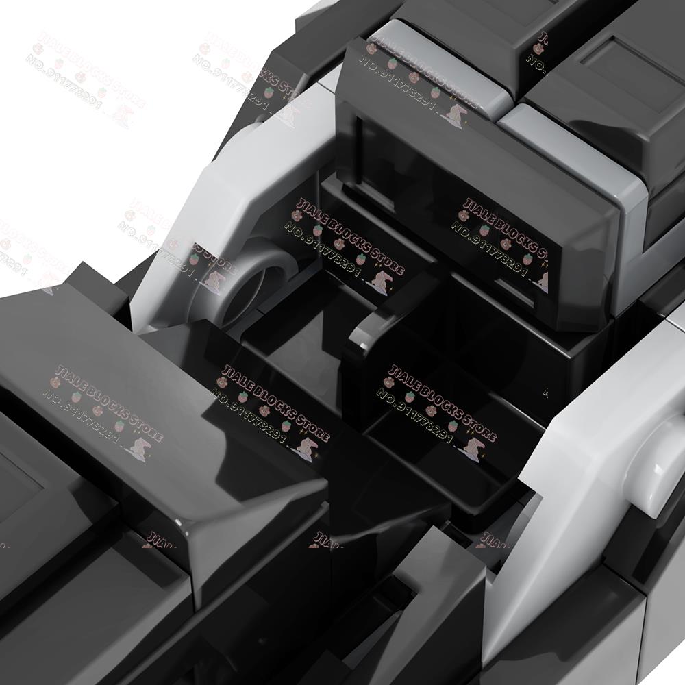 Креативные MOC Строительные блоки Мотоцикл Персонаж фильма Аниме Мотоцикл Военная Модель с коляской Сделай сам Сборные кирпичи Игрушки для детей