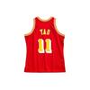 Mitchell Ness Basketball Jerseys Unisex Red Moderate SMJYSB19041-HROSCAR04YMI