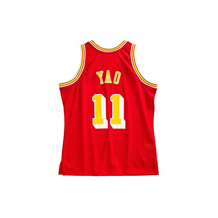 Mitchell Ness Basketball Jerseys Unisex Red Moderate SMJYSB19041-HROSCAR04YMI