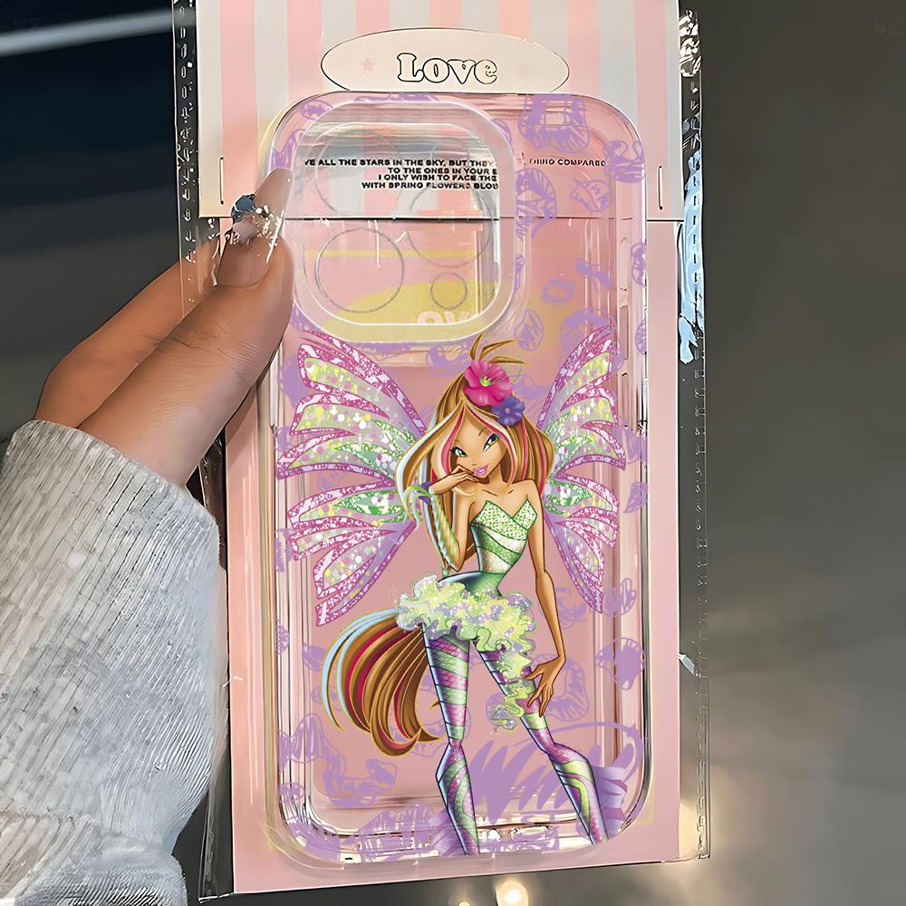 Милый w-winxs c-clubs Чехол для телефона Samsung Galaxy S26 S25 S24 S23 S22 S21 S20 Note20 Edge Plus Ultra Lite 5G Прозрачная задняя крышка