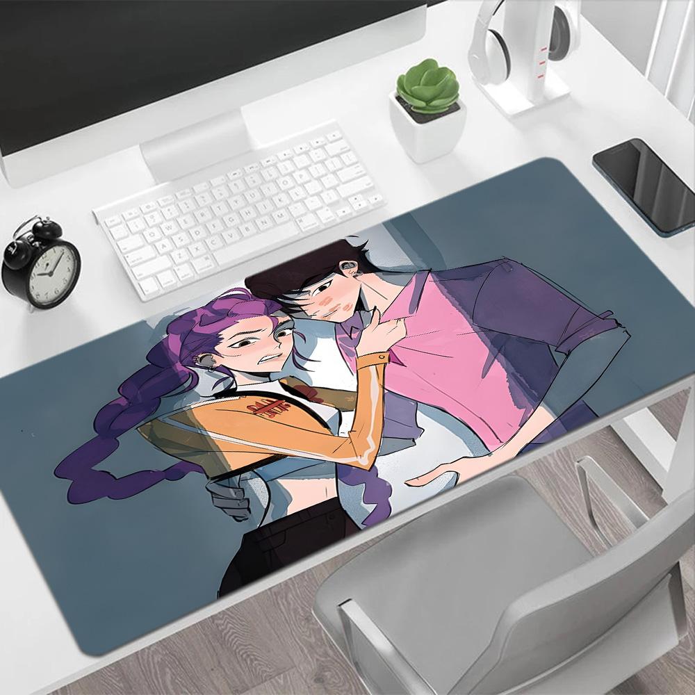 Colorful Friends Style Large Mouse Pad Office Mouse Mats Office Mouse Mats Non-Slip Rubber Bottom Gaming Accessories Ideal Gift for Gamers