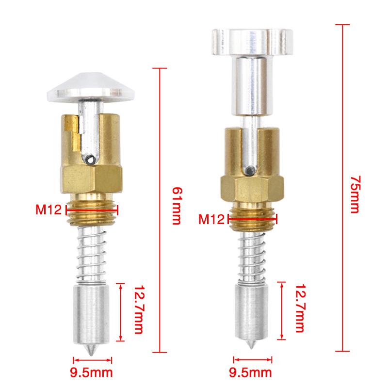 Alconstar For Super E/G Carb Motorcycle Carburetor Choke Plunger Starter Valve Fast Idle Plunger S&S Cycle Replacement Component