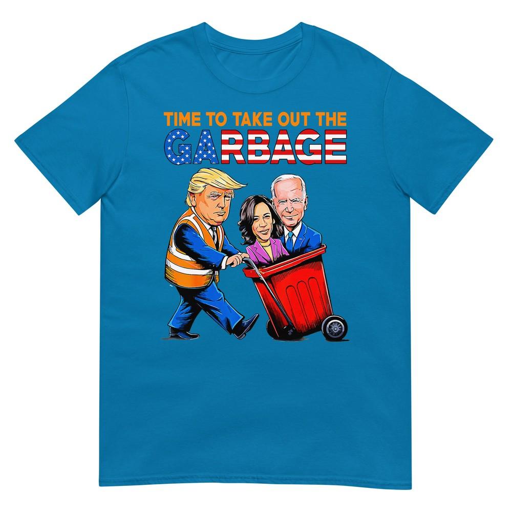 Garbage For Trump 2024 Shirt Time To Take Out Garbage Biden TShirt