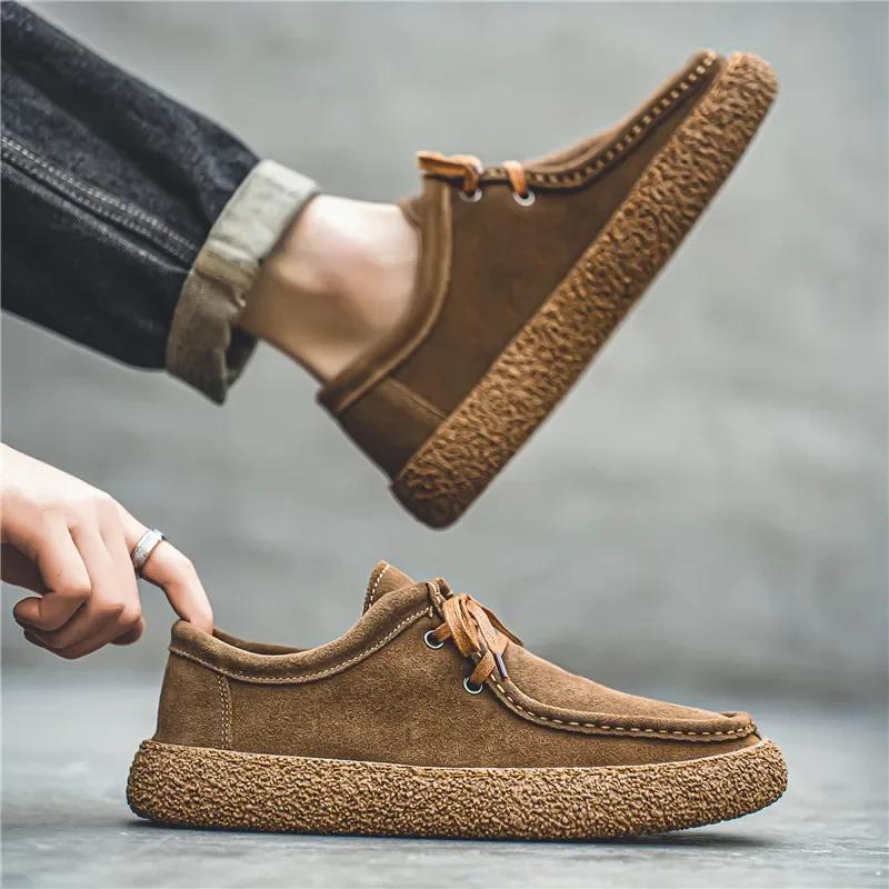 Модные мужские туфли SYTK 2024 из парусины, новые мужские мокасины, легкие, мягкие, дышащие, повседневные туфли для ходьбы для мужчин