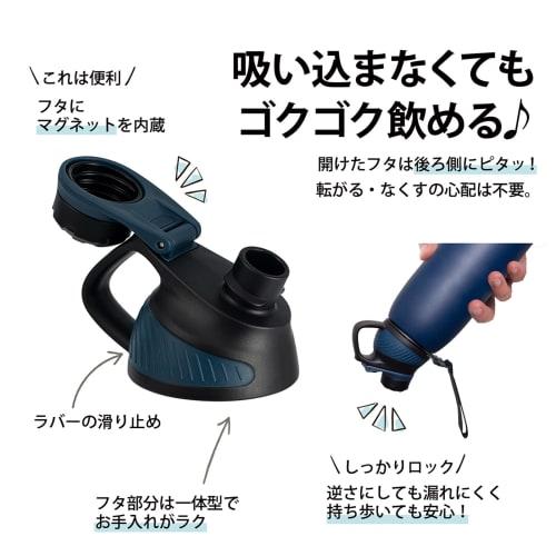 FJbottle 1 Liter Vacuum Insulated Sports Bottle, Keeps Hot or Cold Drinks Hot or Cold, Wide Mouth, Easy to Clean, Stainless Steel, Mug Bottle, Include