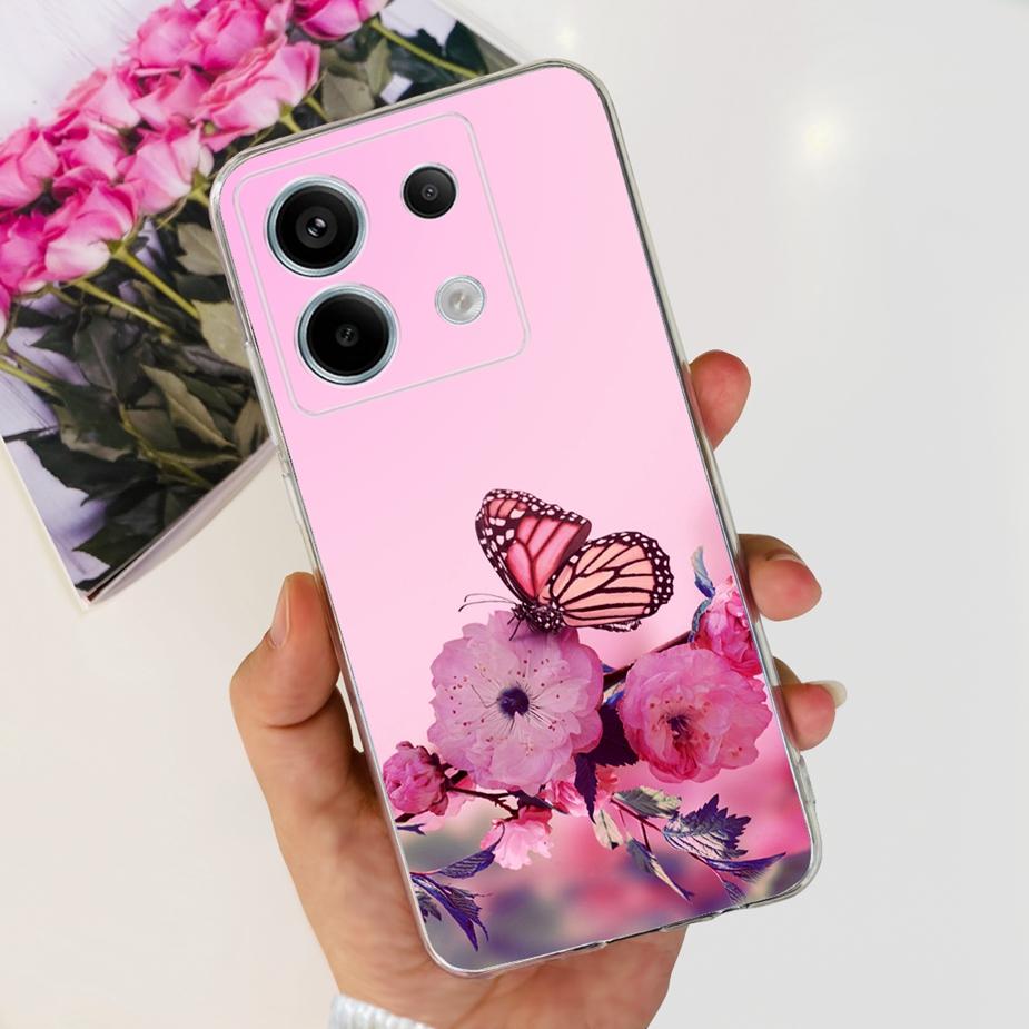 For Xiaomi Poco X6 Pro 5G Case New Fashion Painted Cover Clear Silicone Soft TPU Phone Case For Xiaomi Poco X6 Pro PocoX6 Bumper