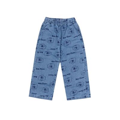 Bobo Choses Pickles Собака Светло-синие Джинсовые Детские Длинные Брюки B126ac096 461