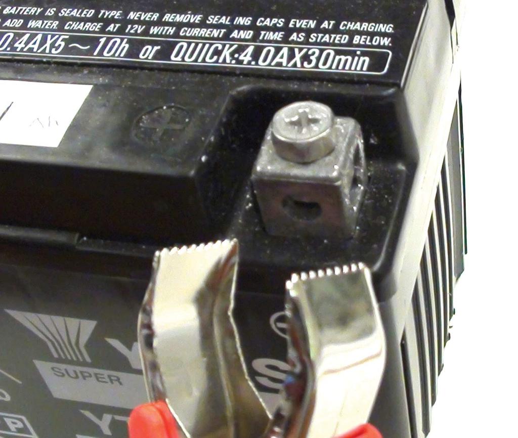 [Официальный Techmate] Кабель с зажимом-крокодилом OptiMATE O-14. Совместимо со всеми моделями OptiMate1,2,3,4,5,6,7. Допустим выходной ток до 10А.