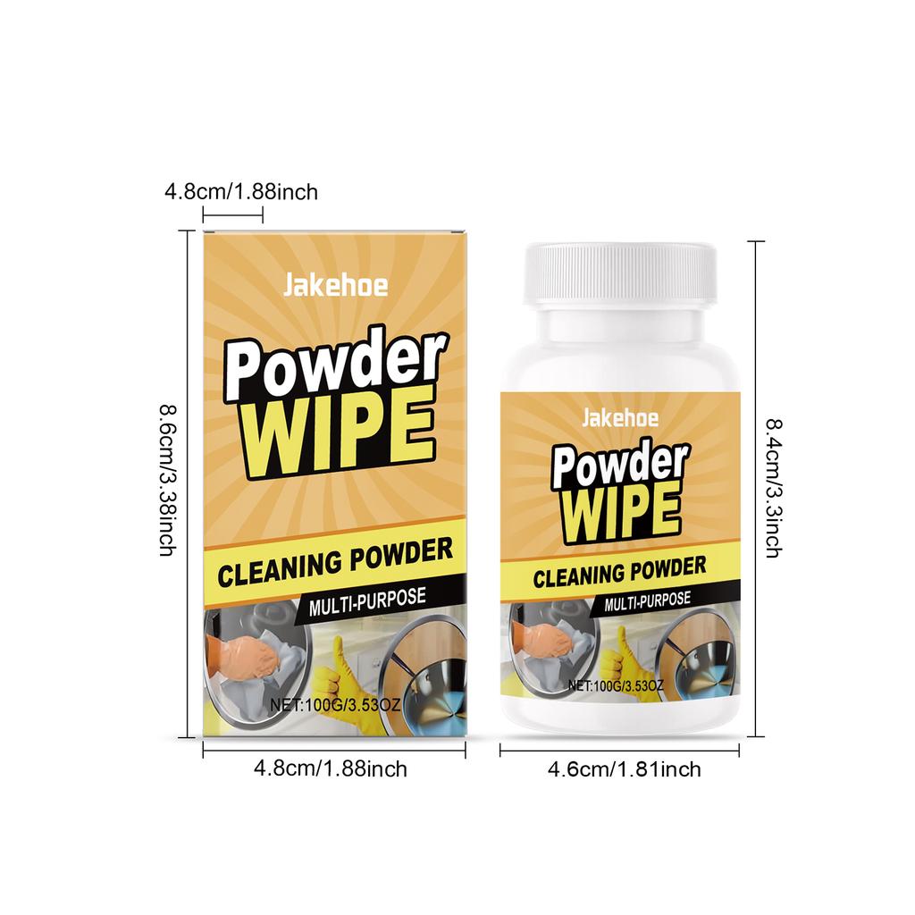 Oil Stain Cleaning Powder - Instant - Dissolving Powder for Kitchen Oil Stain Cleaning, Easy To Rinse, Household Product.