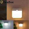 Wireless Smart Motion Sensor Night Lamp With Switch Bedroom Decor Magnetic Children's Gift Decoration White Led Night Light