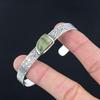 Natural Multi Fluorite New Engagement Daughter Wedding Bangle Jewelry 925 Silver