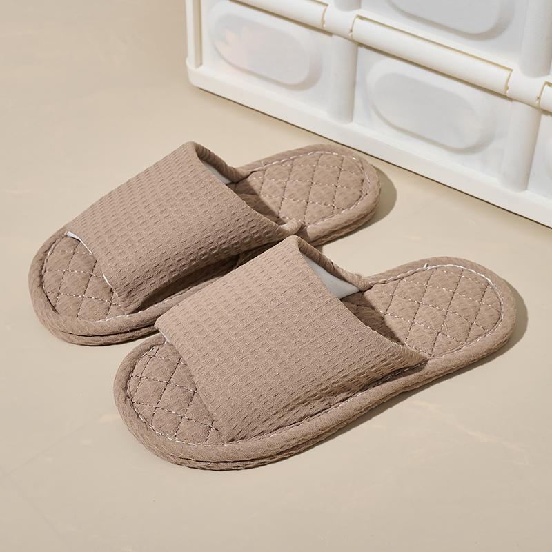 Модная домашняя обувь Тапочки женские хлопчатобумажные домашние тапочки