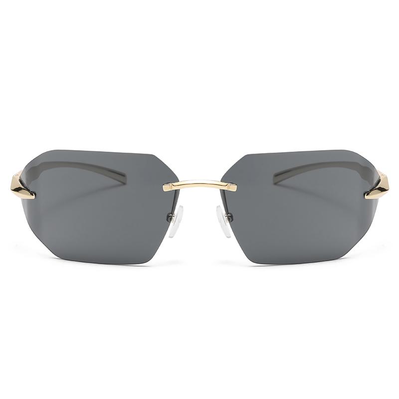 Велосипедный бренд Polygon Квадратные солнцезащитные очки Женские Мужские Безободковые Спортивные очки UV400 Женские Модные Металлические Солнцезащитные очки Женские Оттенки
