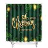 Christmas Household Bathroom Shower Curtain Four-Piece Bathroom Non-Slip Door Mat Bedroom Living Room Floor Mat Carpet