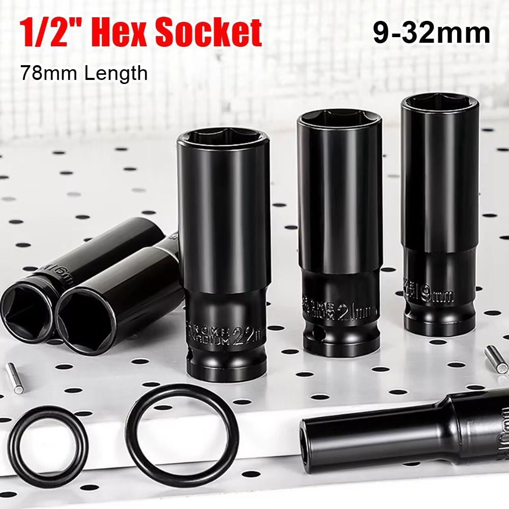 1 шт. Электрический шестигранный стандартный ударный гайковерт Приводная головка Розетка Адаптер под головку Инструмент для снятия шин