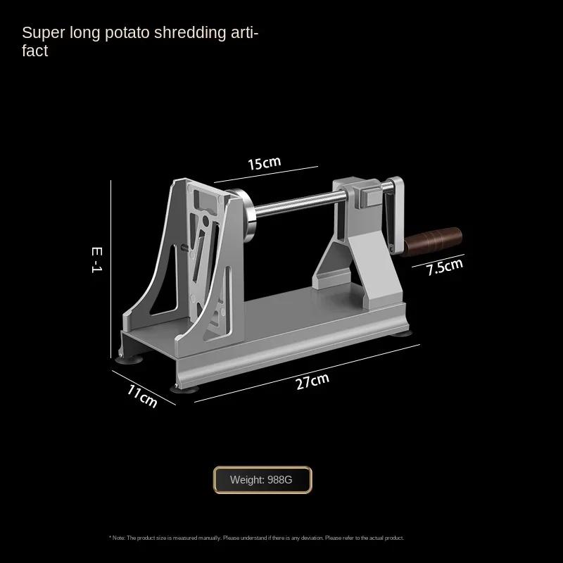Multifunctional Rotating Shredded Potatoes Grater Thousand Wire Grater Turnip Strip Slice Hand-Cranking Slicer Flaker Commercial