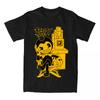Футболки по игре Bendy and The Ink Machine, хлопковая футболка с коротким рукавом и круглым вырезом, свободная футболка с мультяшным графическим принтом