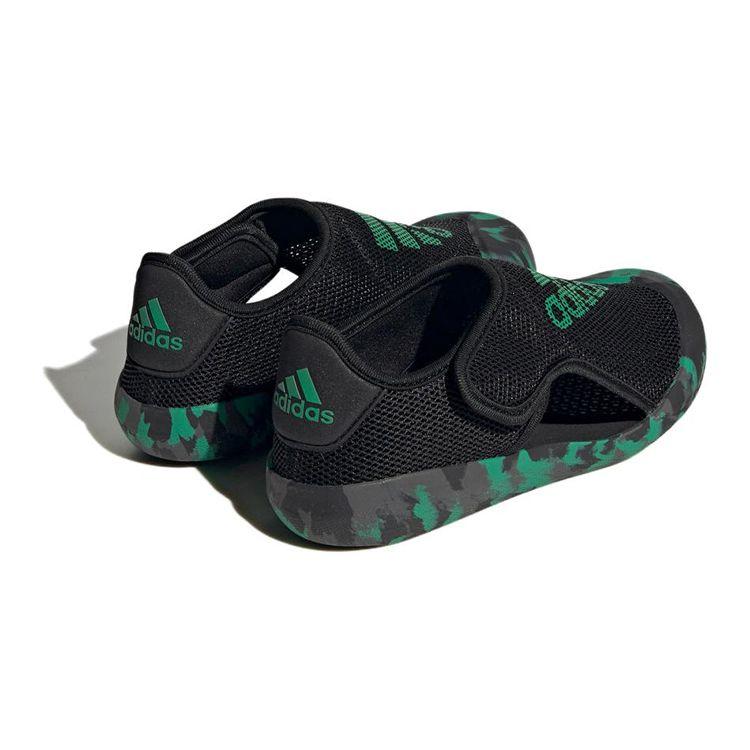 Adidas Altaventure 2.0 Простые Удобные Нескользящие Прочные Сандалии Детские Сандалии Черные Зеленые FZ6510