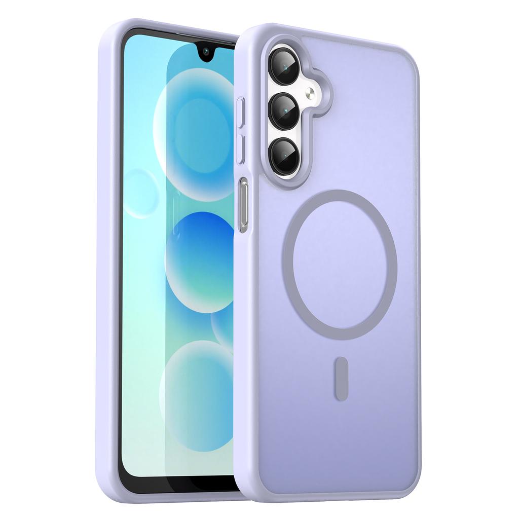 Samsung Galaxy A55 Phone Case, Magnetic Shockproof Matte Phone Cover for Samsung Galaxy A55
