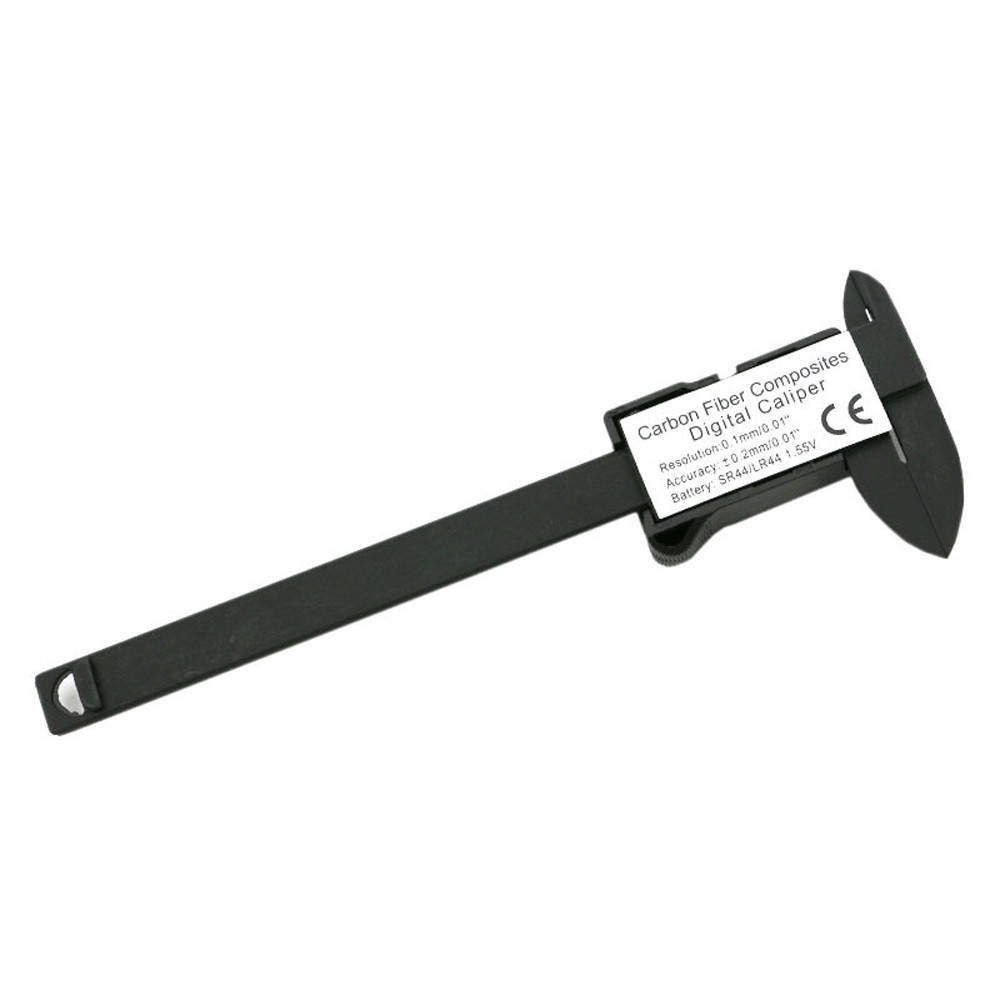 100 мм / 4 дюйма ЖК-цифровой электронный штангенциркуль из углеродного волокна, микрометр