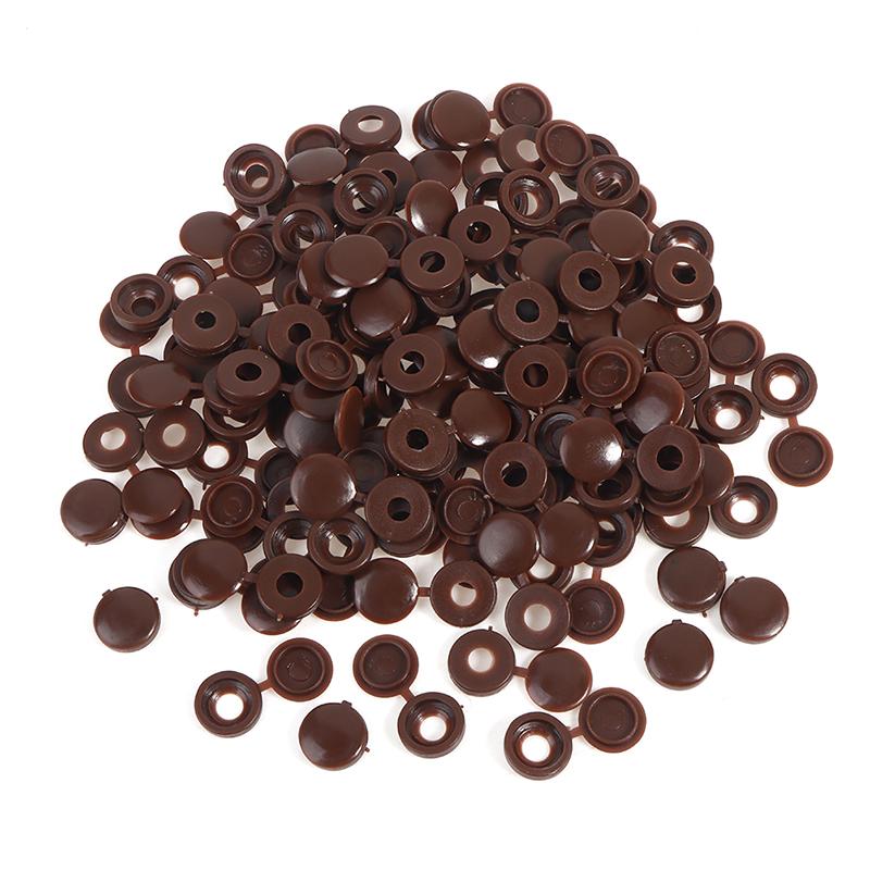 100 шт. колпачков для винтов, практичных самонарезающих винтов, гаек, болтов, защитных чехлов