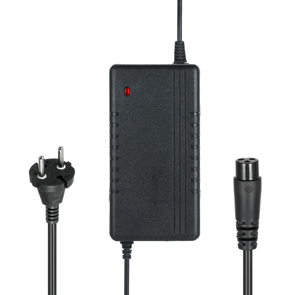 54,6 В, 2 А, зарядное устройство для электрического скутера, зарядное устройство для литий-ионного аккумулятора, 3-контактный линейный разъем, быстрый