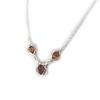 Les Trésors De Lily [N2272] - Silver Necklace 'Inspiration' Amber (rhodium-plated) - 18x15 Mm