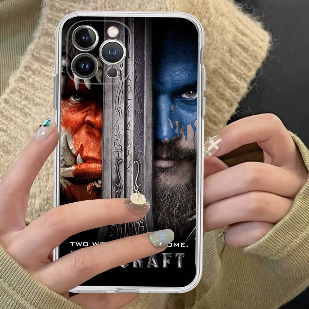 W-World Of W-Warcraft Игра Ретро Чехол Для Телефона IPhone 16 15 Promax IPhone 14 11 12 Высококачественный 13 Pro Силиконовый