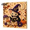 Набор для Хэллоуина с жемчужной живописью для взрослых, 3D DIY, жуткие поделки, милые