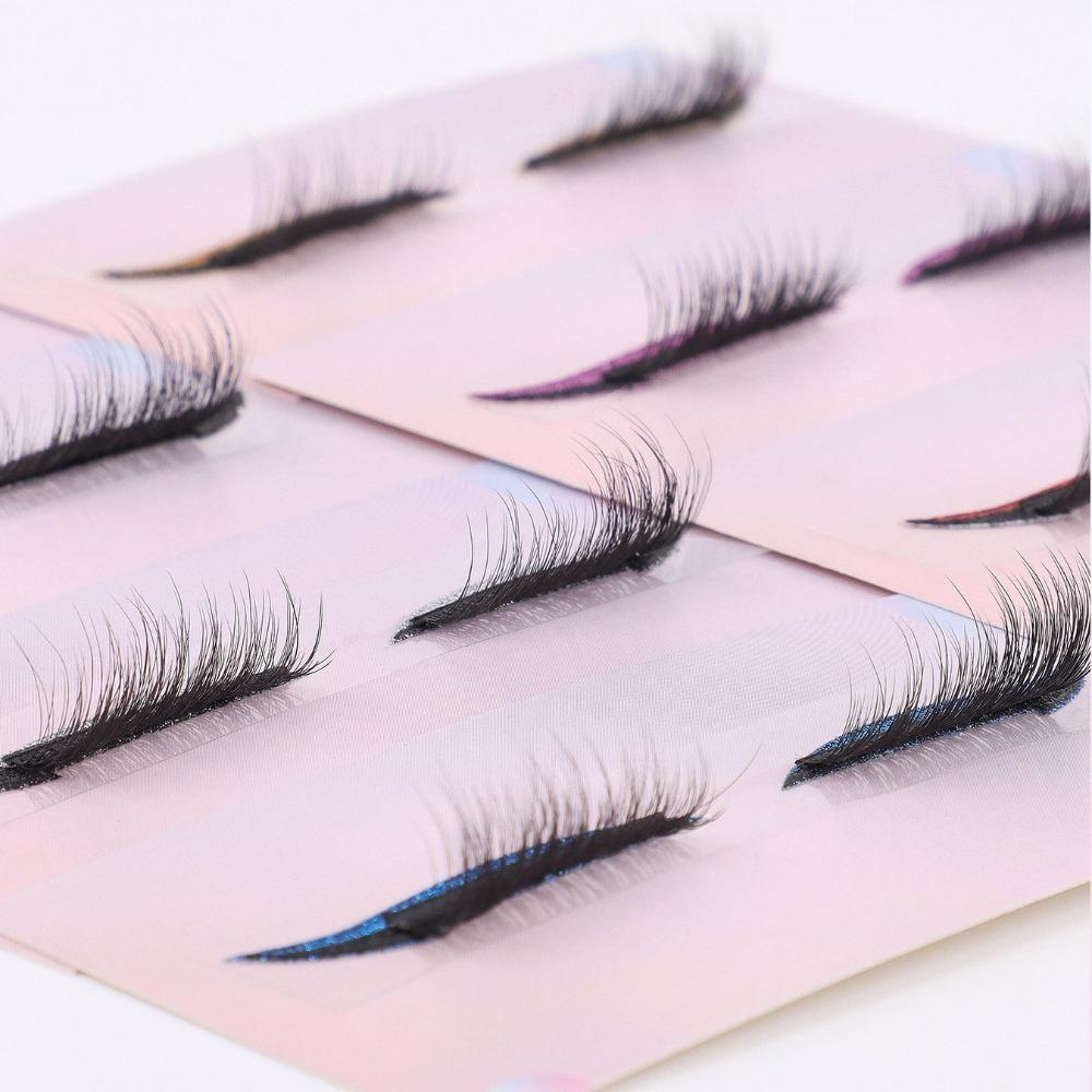 2 пары наклеек для макияжа глаз, подводка для глаз и ресниц, самоклеящиеся наклейки для теней для век, вечеринка, праздник