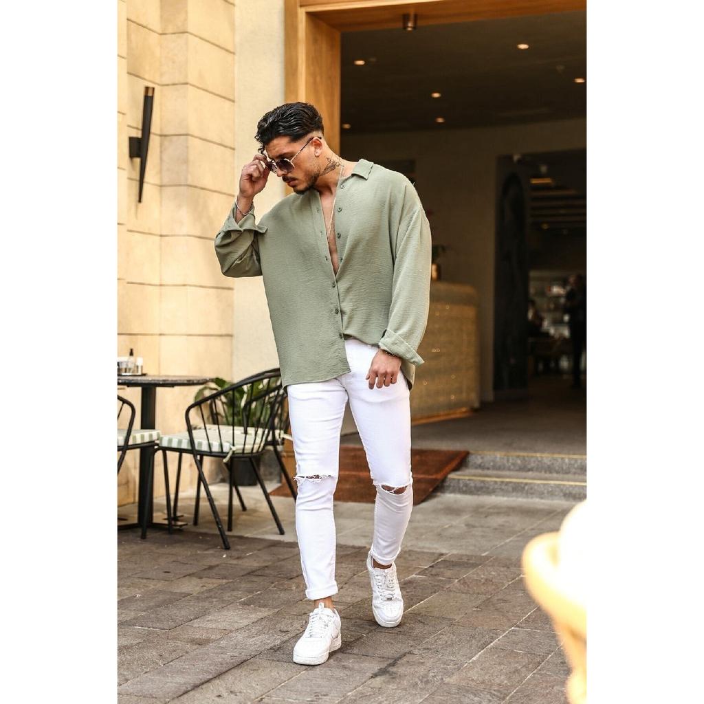 Текстурированная рубашка Aerobin Oversize унисекс