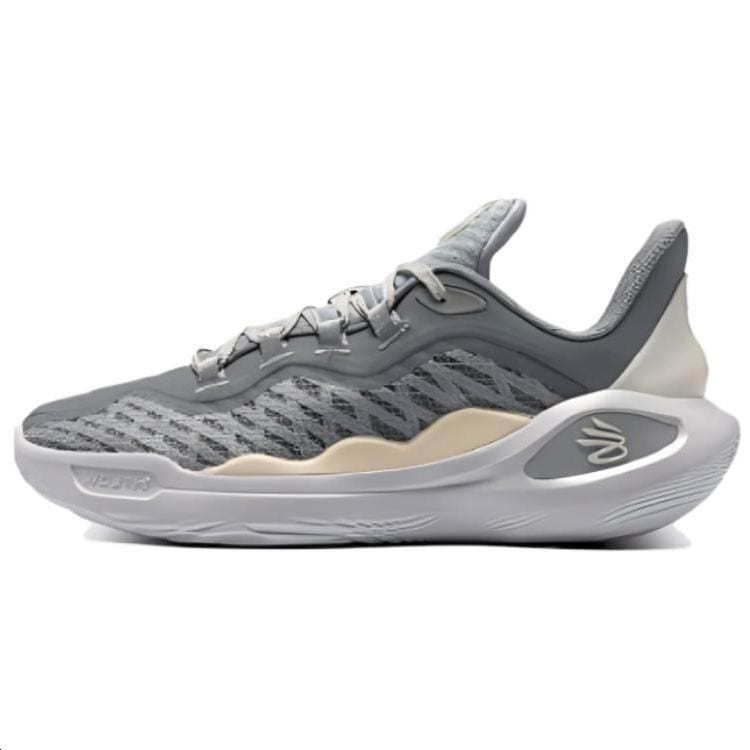 Under Armour Баскетбольные кроссовки Curry 11 Low top Унисекс Серый Белый 3027723-101