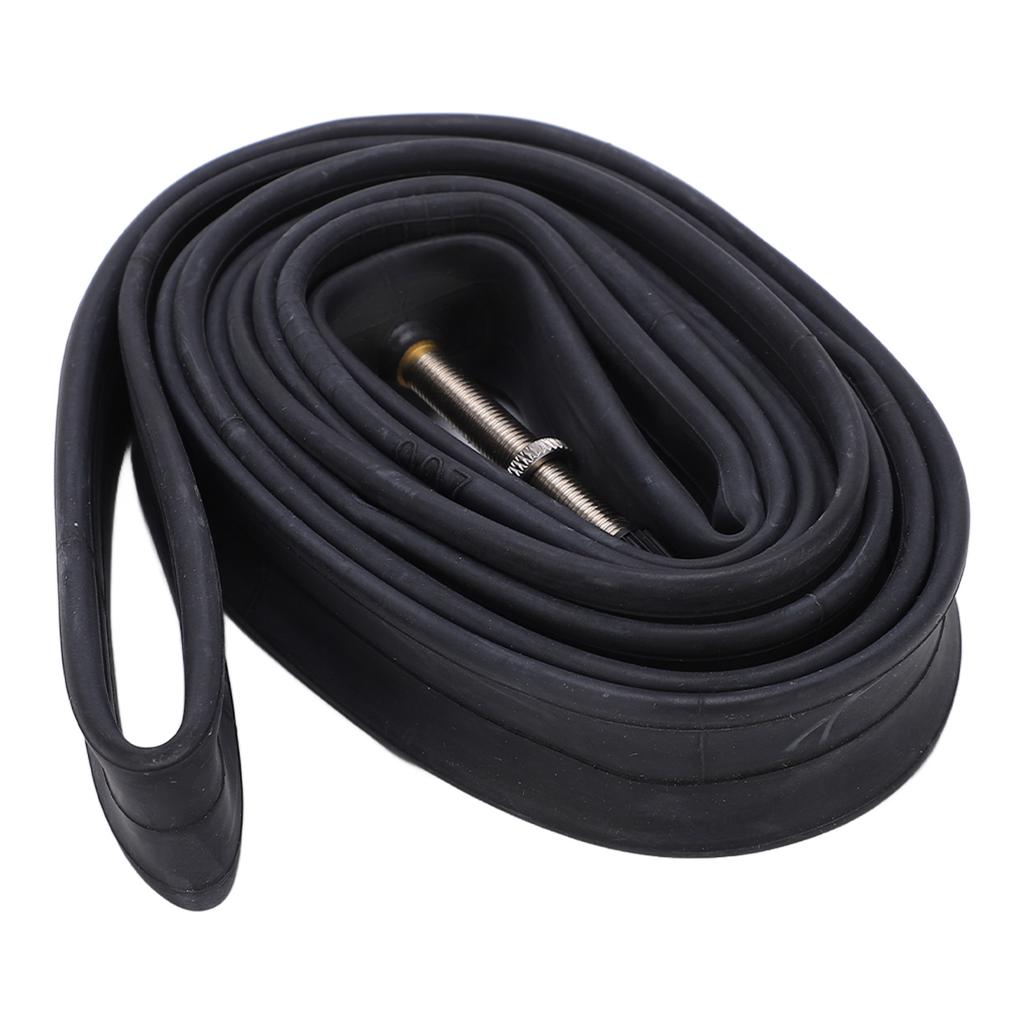 Велосипедная камера 700x20 28C бутилкаучук с удлиненным французским ниппелем для замены на шоссейном или горном велосипеде, ниппель 48 мм