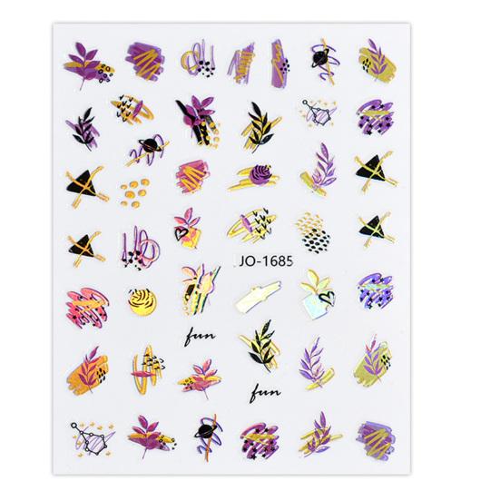 Наклейка для ногтей, сильная липкость, съемная, долговечная, отличная, сверкающая, в виде цветка, наклейка для ногтей, принадлежности для рукоделия «сделай сам»