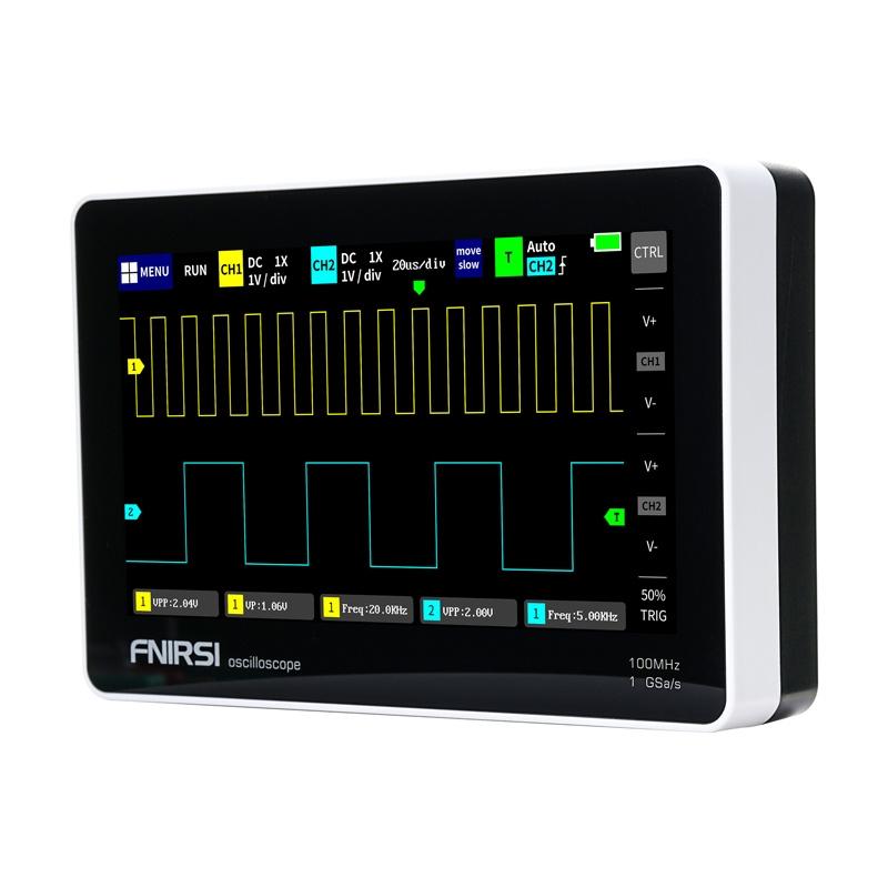 Oscyloskop Przenośny Fnirsi 1013D 100Mhz 7"