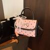 Polka Dot Bow Bag Women's 2025 New Fashion Personalized Underarm Small Square Bag Foreign Commuter Shoulder Oblique Span Bag